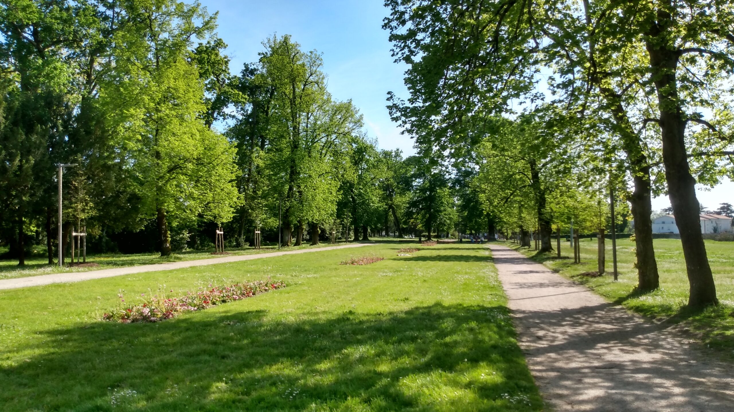 Photo du Parc Fongravey au mois d'avril 2024.