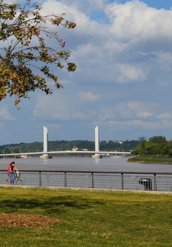 Photo du pont Chaban Delmas de Bordeaux.