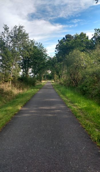 Photo de la piste cyclable 805 prise le 11 mai 2024 entre Cabanac et La Brède