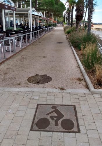 Photo prise sur la promenade de la plage d'Arcachon le 27 octobre 2024.